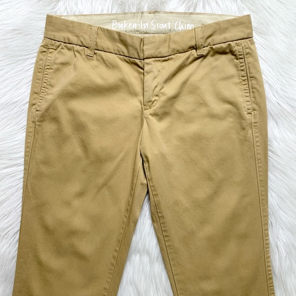 SOLD-J. Crew Chino Cropped Straight Leg Military Pants - Picture 4 of 9